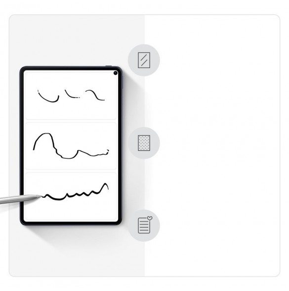 Baseus pappersliknande film matt folie som pappersliknande papper för att rita på Huawei MatePad 5G surfplatta (SGHWMATEPD-AZK02
