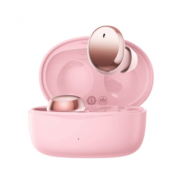 Baseus Bowie E2 TWS Bluetooth 5.2 trådlösa hörlurar Vattentäta IP55 Rosa (NGTW090004)