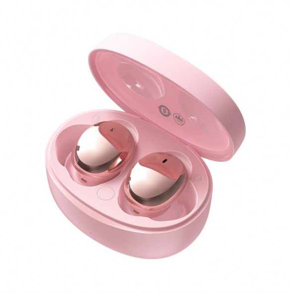 Baseus Bowie E2 TWS Bluetooth 5.2 trådlösa hörlurar Vattentäta IP55 Rosa (NGTW090004)