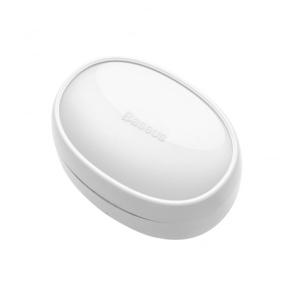 Baseus Bowie E2 trådlösa hörlurar TWS Bluetooth 5.2 vattentät IP55 vit (NGTW090002)