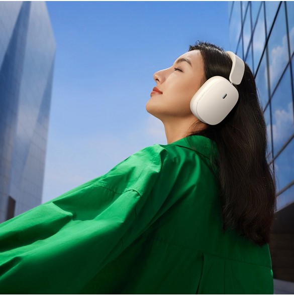 Baseus Bowie H1 trådlösa hörlurar Bluetooth 5.2 ANC grå (NGTW230013)