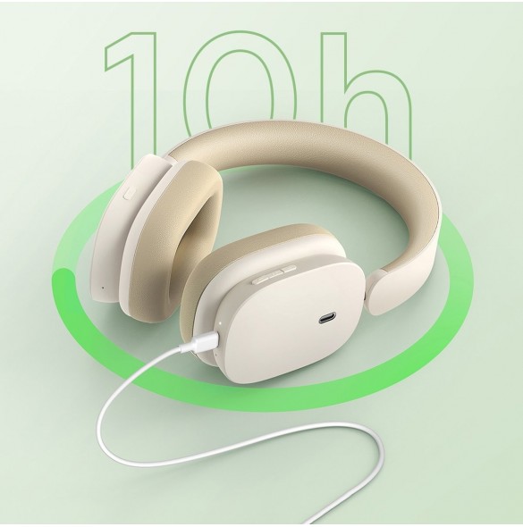 Baseus Bowie H1 trådlösa hörlurar Bluetooth 5.2 ANC grå (NGTW230013)