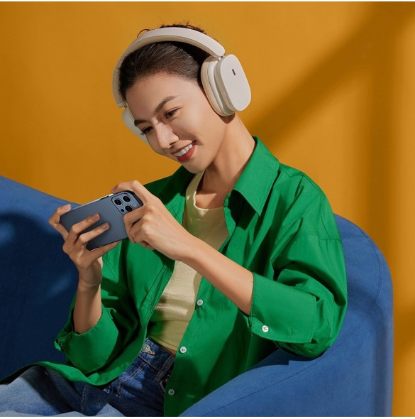 Baseus Bowie H1 trådlösa hörlurar Bluetooth 5.2 ANC grå (NGTW230013)