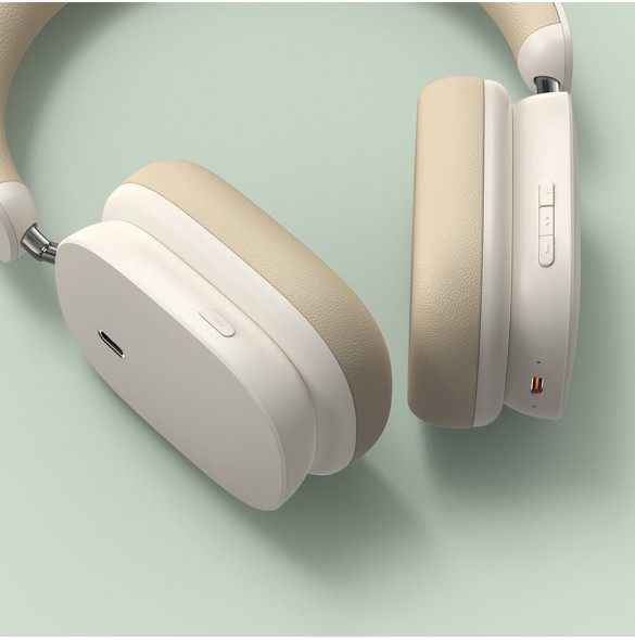 Baseus Bowie H1 trådlösa hörlurar Bluetooth 5.2 ANC grå (NGTW230013)