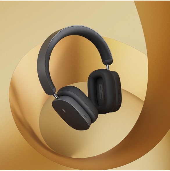 Baseus Bowie H1 trådlösa hörlurar Bluetooth 5.2 ANC grå (NGTW230013)