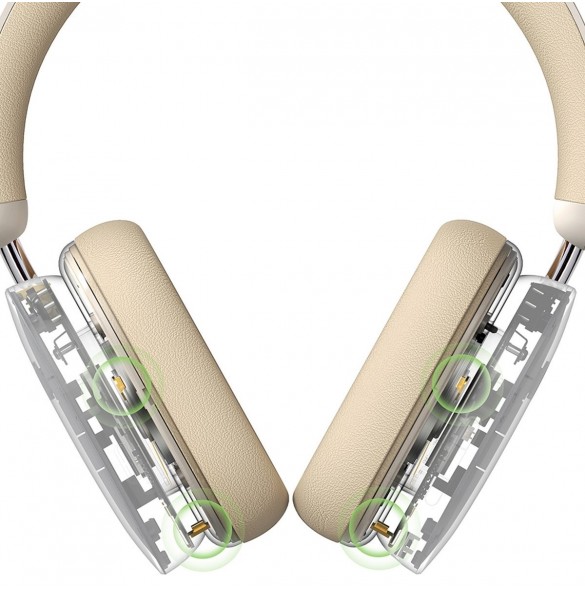 Baseus Bowie H1 trådlösa hörlurar Bluetooth 5.2 ANC grå (NGTW230013)
