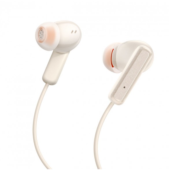 Baseus Bowie U2 Pro TWS ANC trådlösa Bluetooth-hörlurar - kräm och vit
