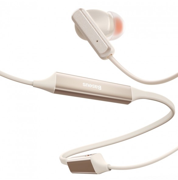 Baseus Bowie U2 Pro TWS ANC trådlösa Bluetooth-hörlurar - kräm och vit