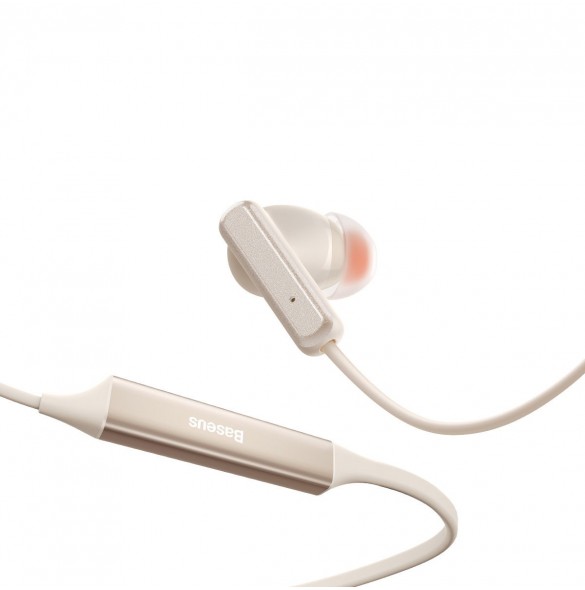 Baseus Bowie U2 Pro TWS ANC trådlösa Bluetooth-hörlurar - kräm och vit