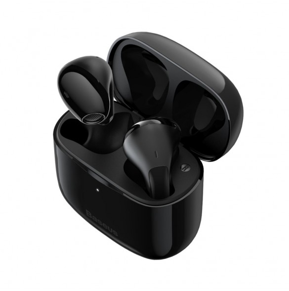 Baseus E3 Wireless Bluetooth 5.0 TWS Öronsnäckor Vattentät IP64 Svart (NGTW080001)