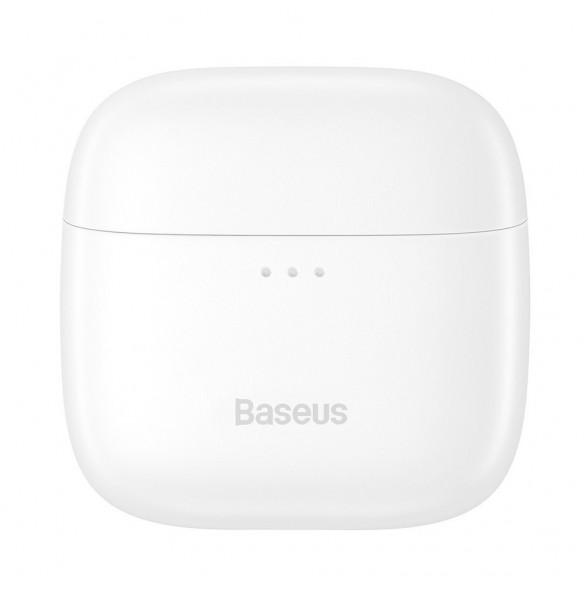 Baseus E8 Wireless Bluetooth 5.0 TWS Öronsnäckor Vattentät IPX5 Vit (NGE8-02)