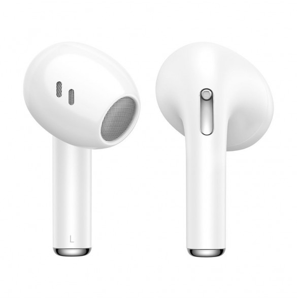 Baseus E8 Wireless Bluetooth 5.0 TWS Öronsnäckor Vattentät IPX5 Vit (NGE8-02)