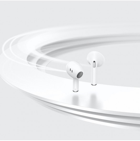 Baseus E8 Wireless Bluetooth 5.0 TWS Öronsnäckor Vattentät IPX5 Vit (NGE8-02)