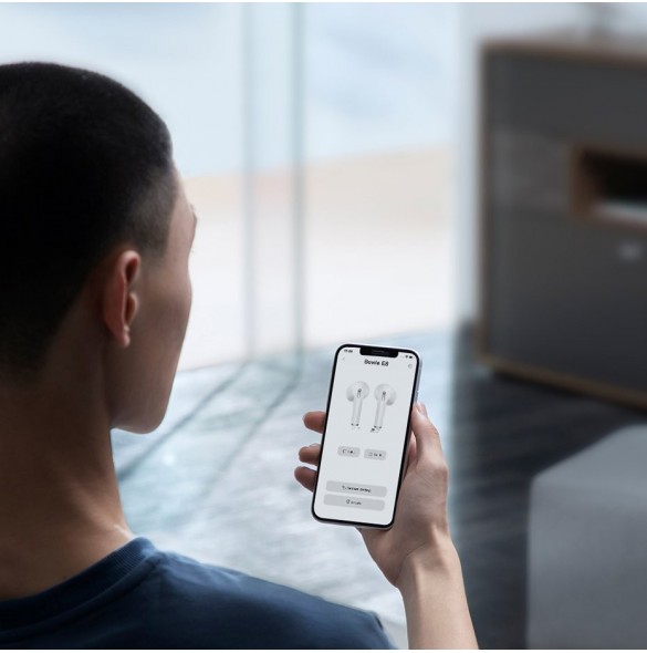 Baseus E8 Wireless Bluetooth 5.0 TWS Öronsnäckor Vattentät IPX5 Vit (NGE8-02)