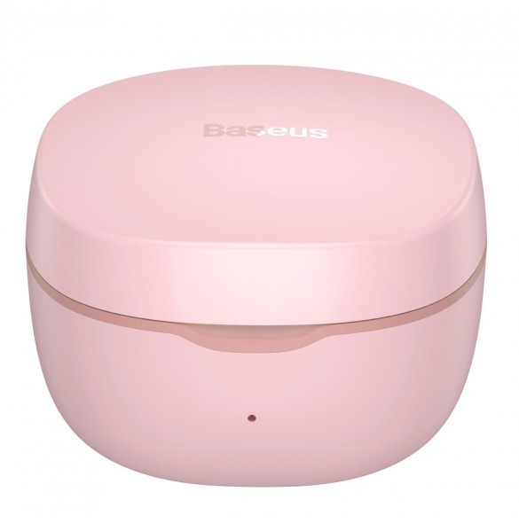 Baseus Encok WM01 TWS trådlösa in-ear Bluetooth 5.3 hörlurar Rosa uppgraderad version (NGTW240004)