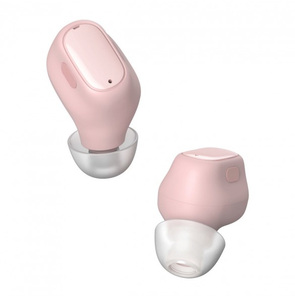 Baseus Encok WM01 TWS trådlösa in-ear Bluetooth 5.3 hörlurar Rosa uppgraderad version (NGTW240004)
