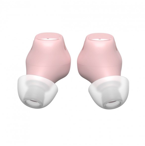 Baseus Encok WM01 TWS trådlösa in-ear Bluetooth 5.3 hörlurar Rosa uppgraderad version (NGTW240004)