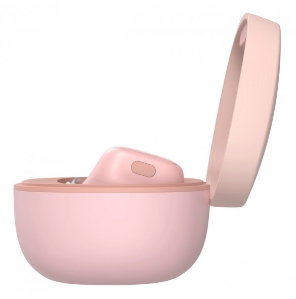 Baseus Encok WM01 TWS trådlösa in-ear Bluetooth 5.3 hörlurar Rosa uppgraderad version (NGTW240004)