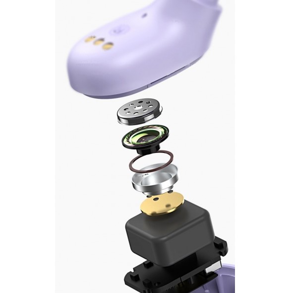 Baseus Encok WM01 TWS trådlösa in-ear Bluetooth 5.3 hörlurar vit uppgraderad version (NGTW240002)