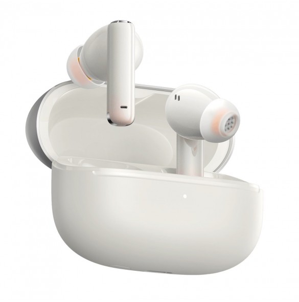 Baseus Storm 1 trådlösa bluetooth 5.2 TWS in-ear-hörlurar med ANC / ENC vit (NGTW140202)