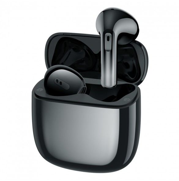 Baseus Storm 3 trådlösa bluetooth 5.2 TWS hörlurar med ANC svart (NGTW140101)
