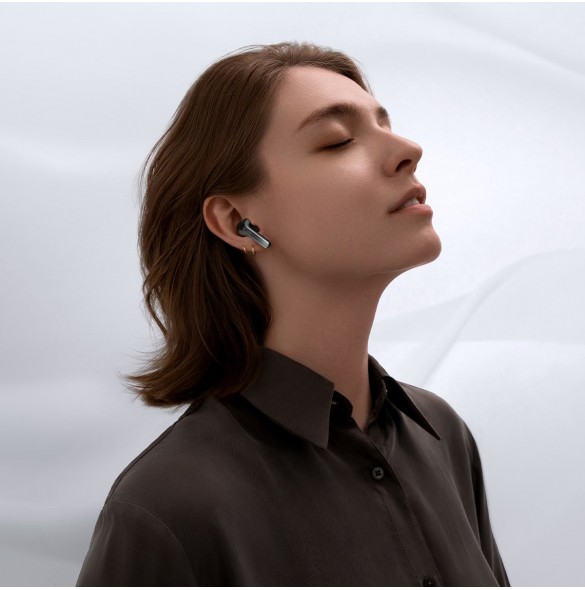 Baseus Storm 3 trådlösa bluetooth 5.2 TWS hörlurar med ANC svart (NGTW140101)