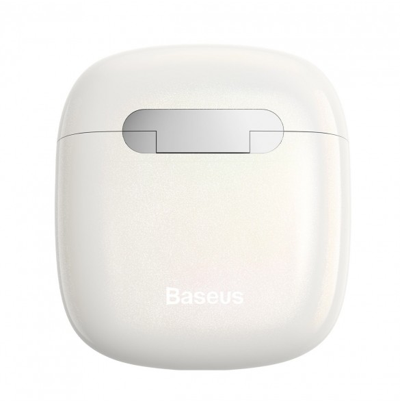 Baseus Storm 3 trådlösa bluetooth 5.2 TWS hörlurar med ANC vit (NGTW140102)