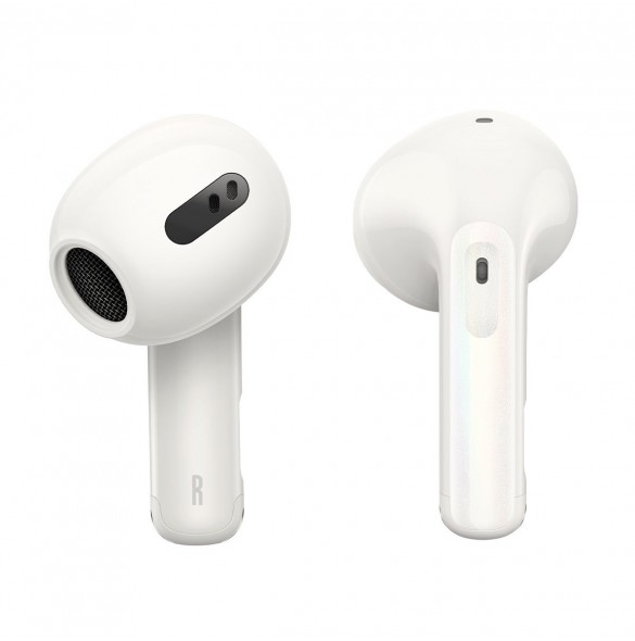 Baseus Storm 3 trådlösa bluetooth 5.2 TWS hörlurar med ANC vit (NGTW140102)