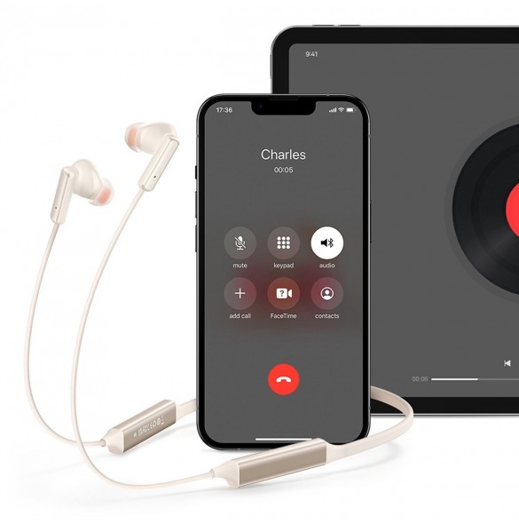 TWS ANC Baseus Bowie U2 Pro trådlösa Bluetooth-hörlurar - svarta