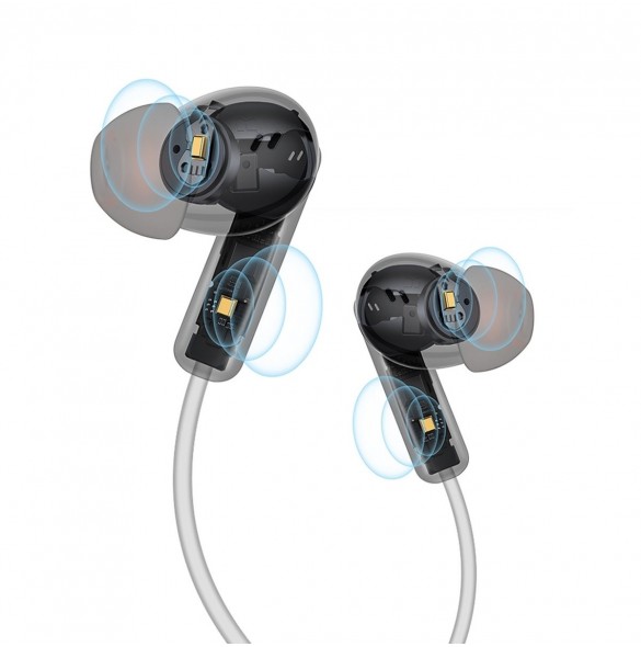 TWS ANC Baseus Bowie U2 Pro trådlösa Bluetooth-hörlurar - svarta
