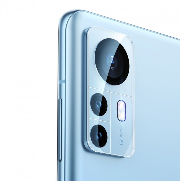 Baseus Xiaomi 12 Pro Camera Film 0,3 mm Transparent (2st) + rengöringskit (SGQK000402)