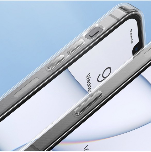 Baseus frostat glasfodral skal för iPhone 13 Pro hårt skal med gelram transparent (ARWS000702)