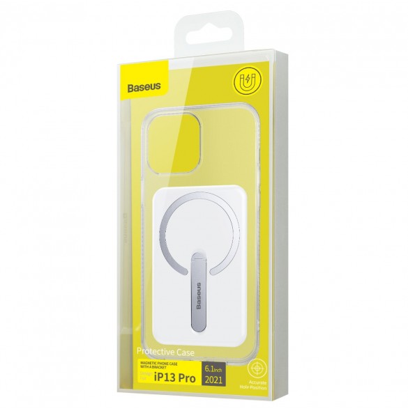 Baseus magnetiska telefonfodral iPhone 13 Pro (6,1" 2021) transparent