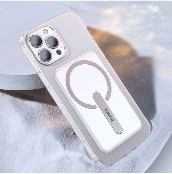 Baseus magnetiska telefonfodral iPhone 13 Pro (6,1" 2021) transparent