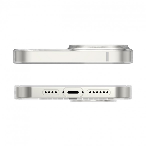 Baseus Crystal Case Magnetic Case för iPhone 13 Pro Max + Transparent skärmglas (MagSafe-kompatibelt) (ARJT000202)