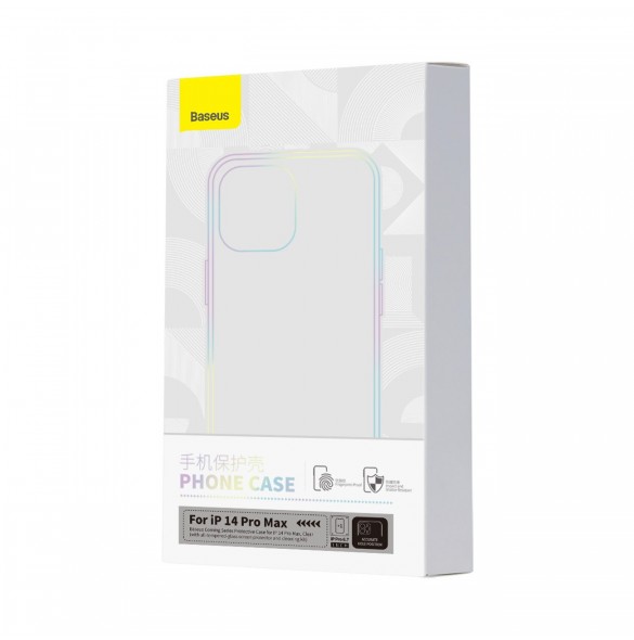 Baseus Corning Fodral till iPhone 14 Pro Max pansarskal + genomskinligt glas
