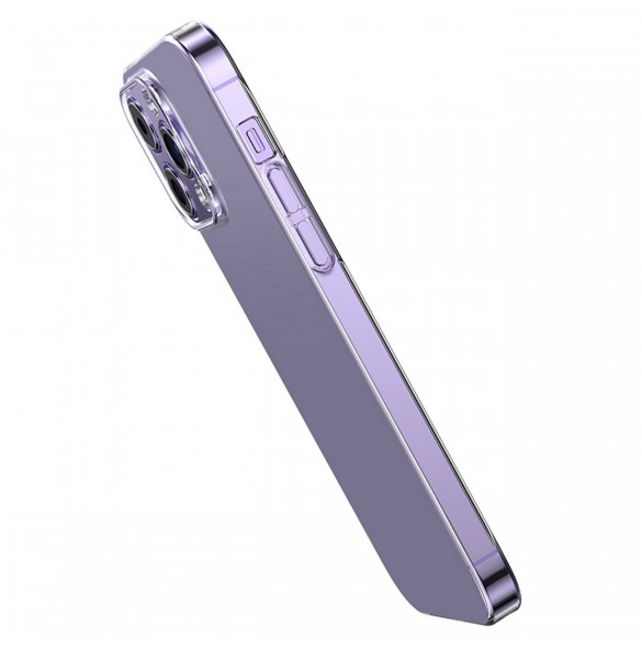 Baseus Crystal Case för iPhone 14 Pro Max tunt skal + transparent glas
