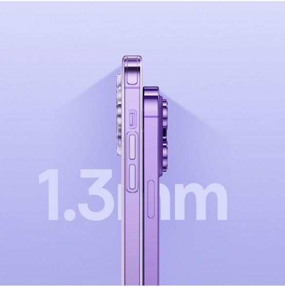 Baseus Simple 2 Fodral för iPhone 14 Pro Max tunt skal genomskinligt