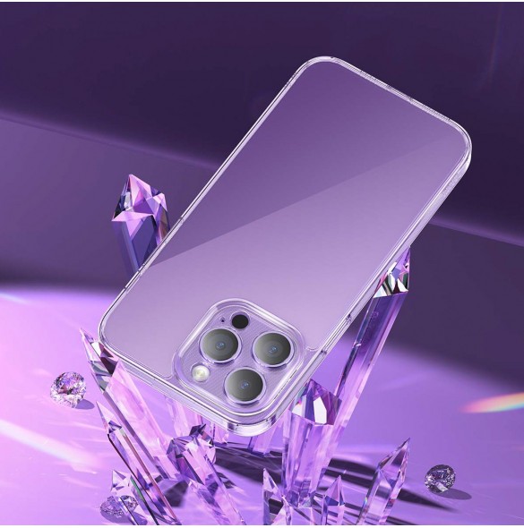Baseus Corning Fodral för iPhone 14 Pro pansarskal + genomskinligt glas