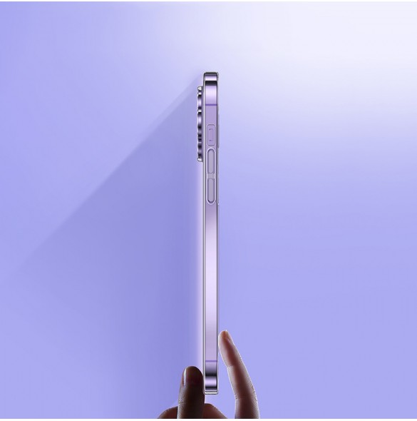 Baseus Crystal Case för iPhone 14 Pro tunt skal + transparent glas