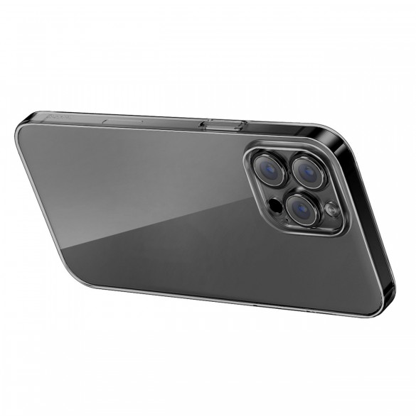 Baseus Crystal Case för iPhone 14 Pro tunt skal + transparent glas