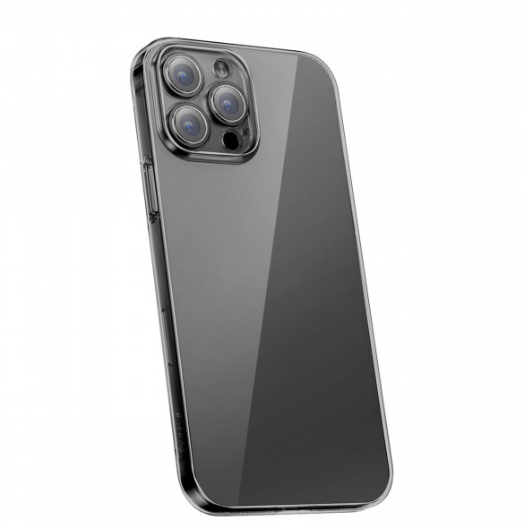 Baseus Crystal Case för iPhone 14 Pro tunt skal + transparent glas