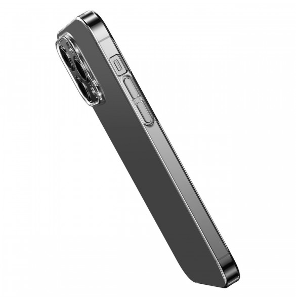 Baseus Crystal Case för iPhone 14 Pro tunt skal + transparent glas