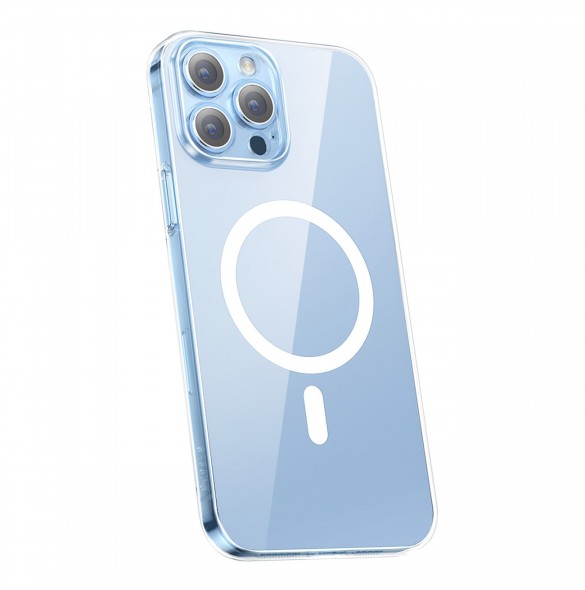 Baseus Crystal Magnetic Case för iPhone 14 Pro tunt MagSafe skal + transparent glas