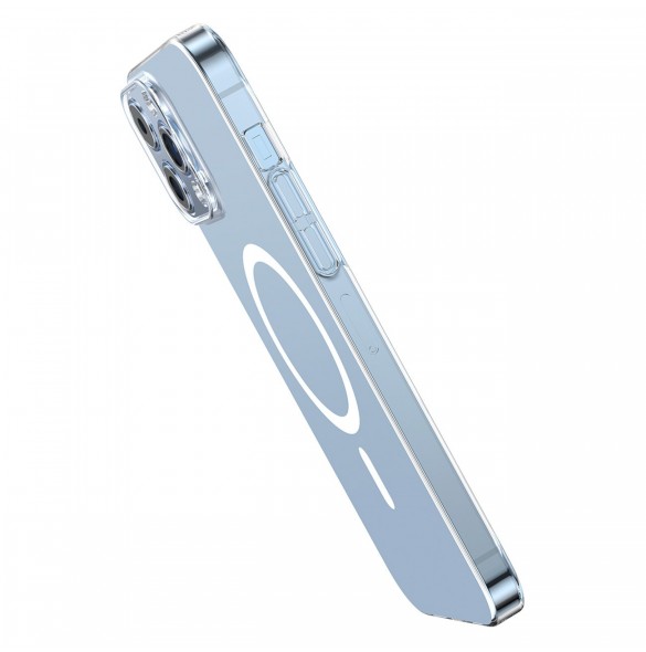 Baseus Crystal Magnetic Case för iPhone 14 Pro tunt MagSafe skal + transparent glas