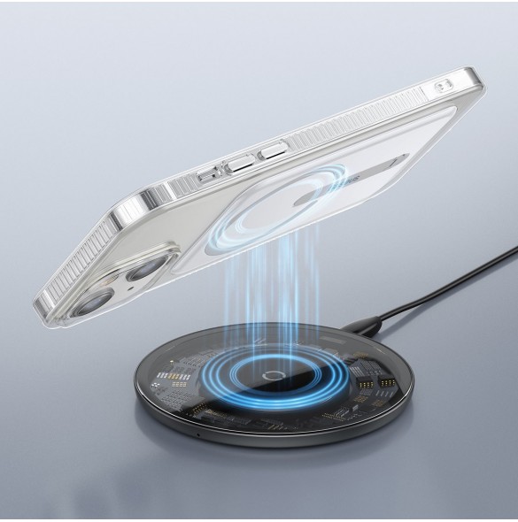 Baseus magnetiska telefonfodral iPhone 13 (6,1" 2021) transparent
