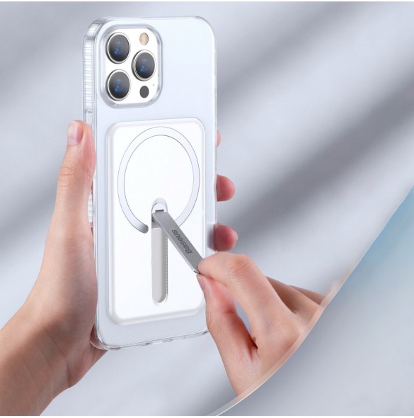 Baseus magnetiska telefonfodral iPhone 13 (6,1" 2021) transparent