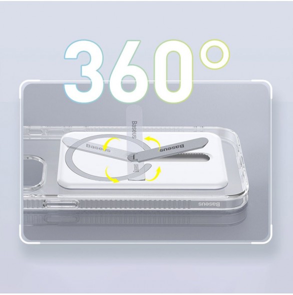 Baseus magnetiska telefonfodral iPhone 13 (6,1" 2021) transparent