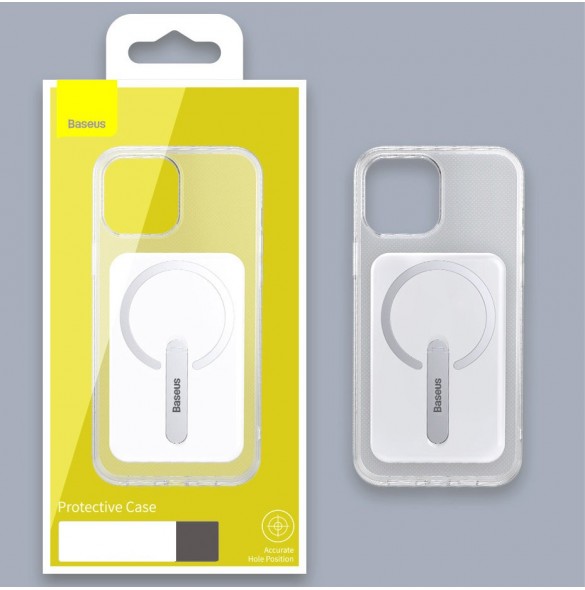 Baseus magnetiska telefonfodral iPhone 13 (6,1" 2021) transparent
