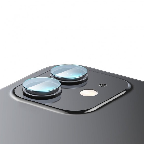 Baseus 2x 0,25 mm härdat glas 9H bakkamera för iPhone 12 / iPhone 12 mini transparent (SGAPIPH54N-JT02)